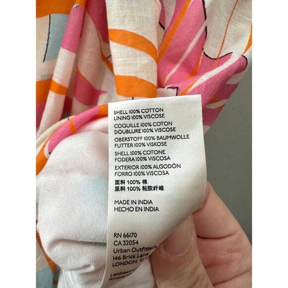 ANTHROPOLOGIE | Maeve Abstract Midi Skirt Smocked Waist Cotton | Small - Picture 6 of 7